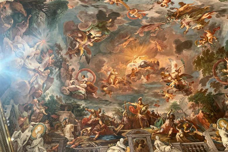 Fresco del techo de la Galería Borghese