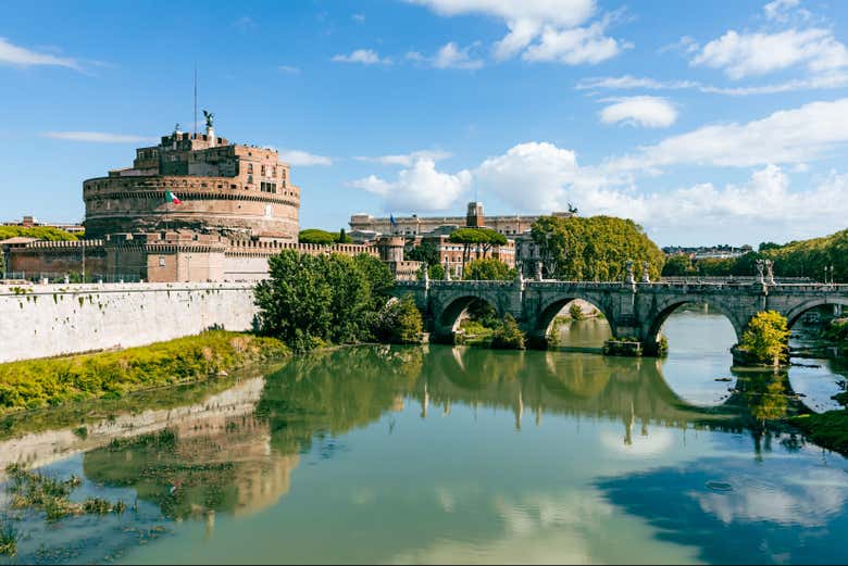 Vista su Castel Sant'Angelo e il Ponte