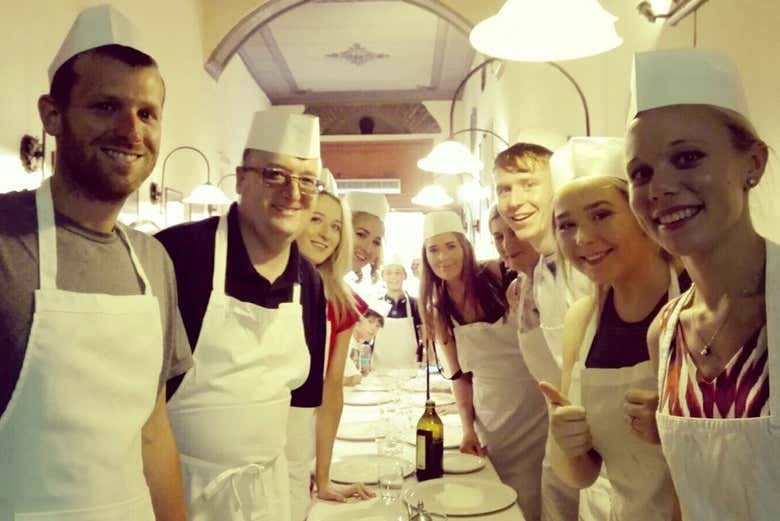 Partecipanti al corso di cucina