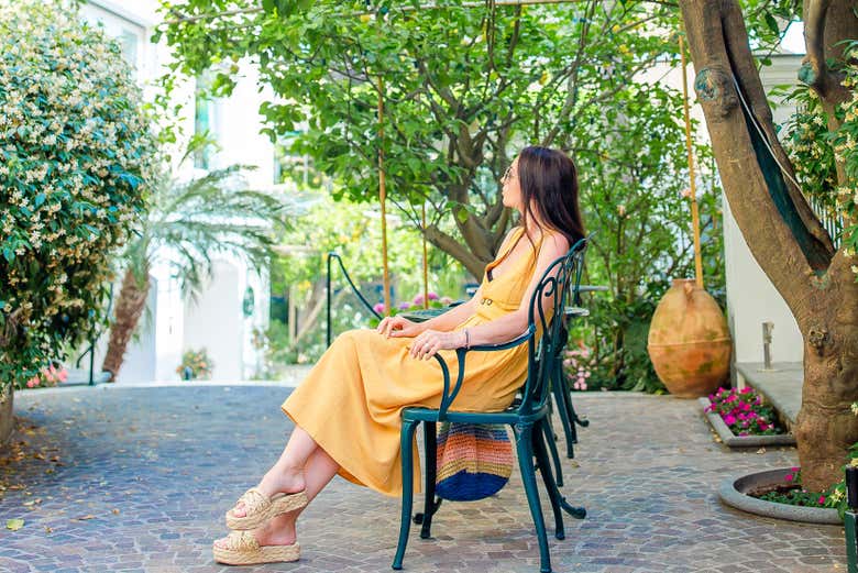 Un momento de relax en Sorrento