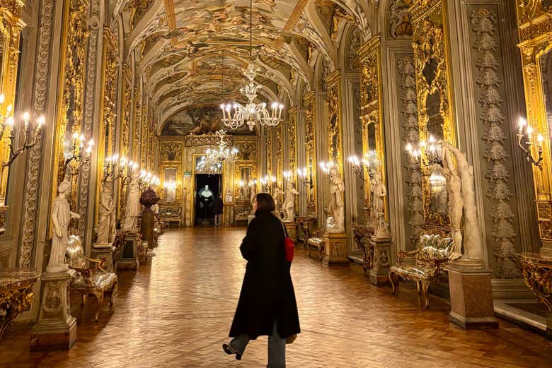Interior de la Galería Doria Pamphilj