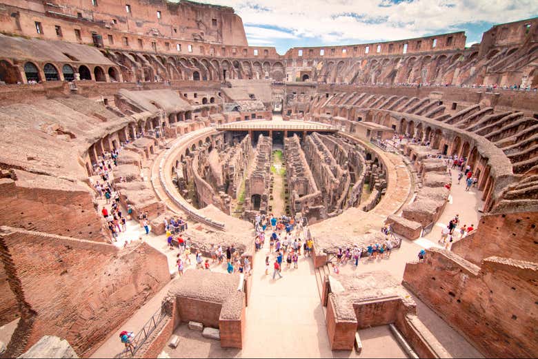 All'interno del colosseo