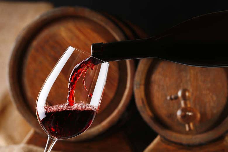 Degustando el buen vino del Chianti