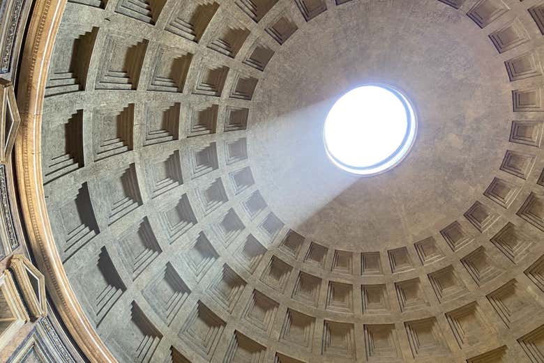 Oculus dans la coupole du Panthéon d'Agrippa