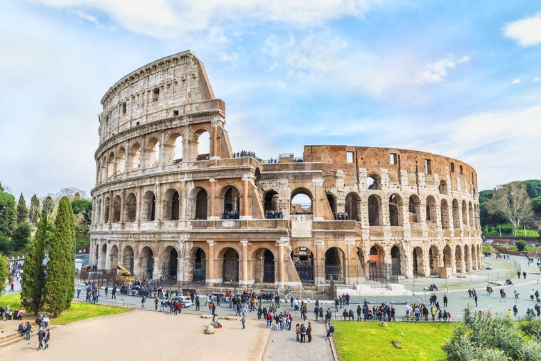 The Colosseum, also known as the Flavian Amphitheatre