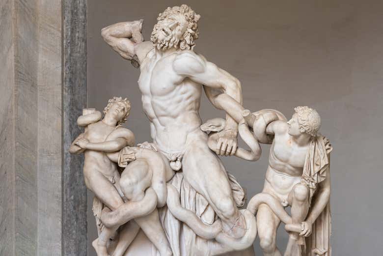 La escultura de Lacoonte y sus hijos
