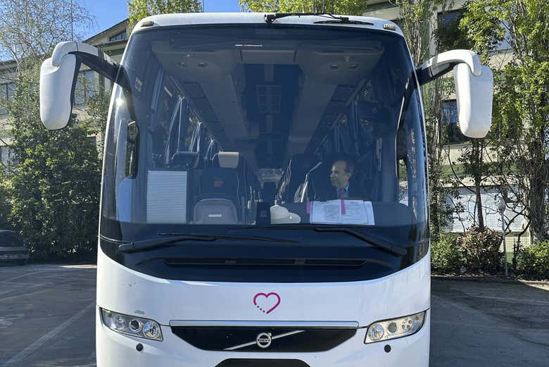 Autobús que utilizaremos durante la excursión