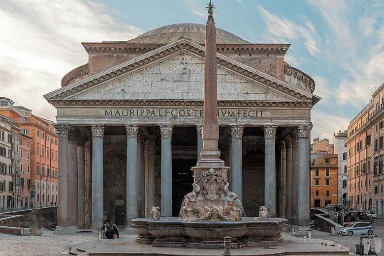 Fachada del Panteón de Agripa 
