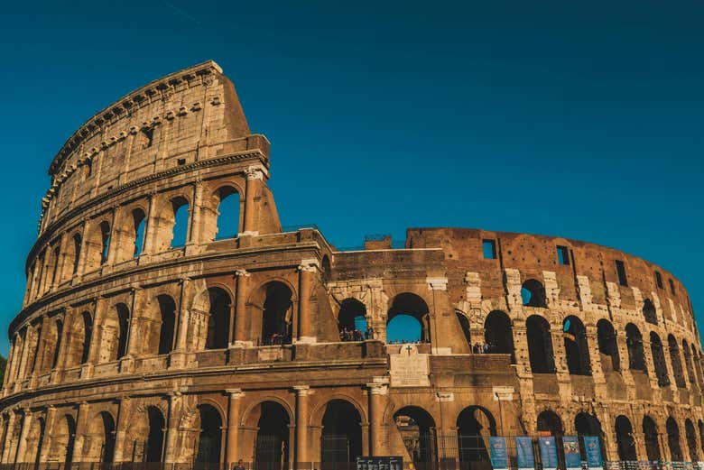 El imponente Coliseo de Roma