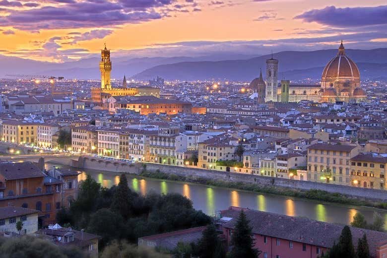 Florencia al atardecer