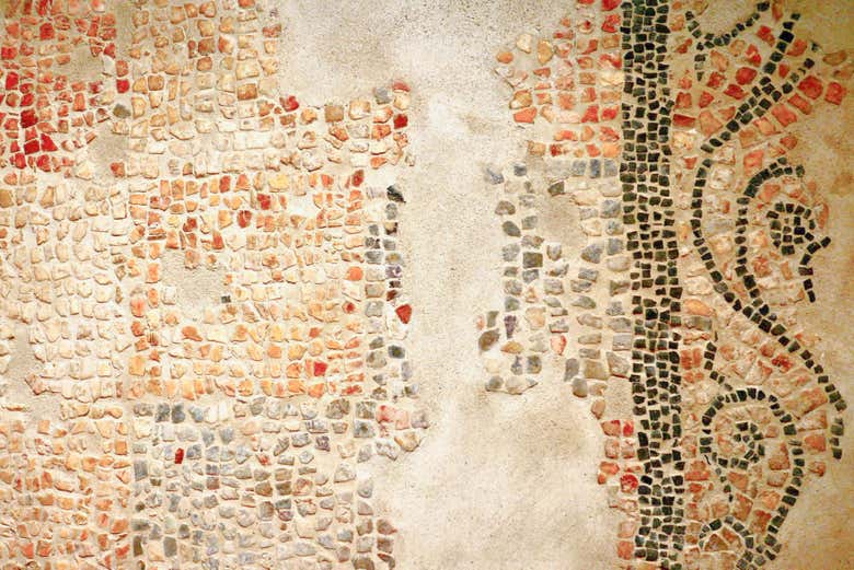 Un dettaglio di un mosaico