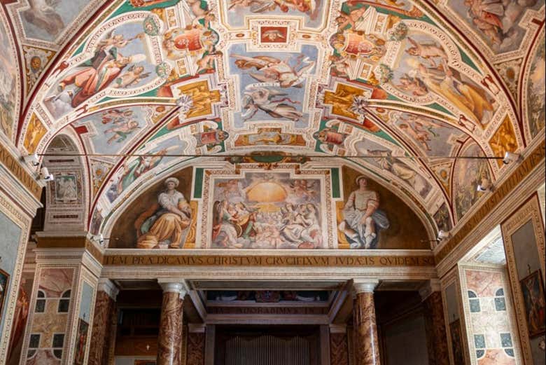 Frescos en San Juan de Letrán