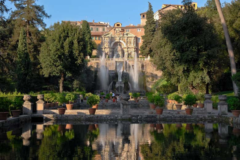 Vista de la Villa de Este