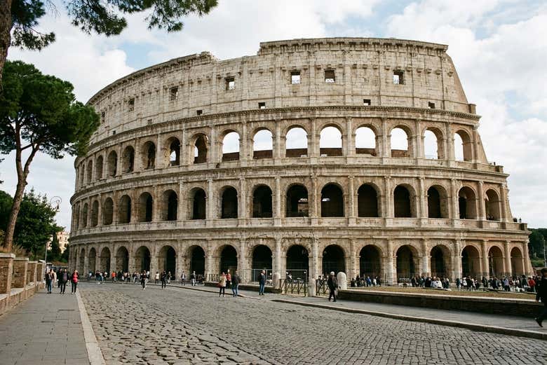 Fachada do Coliseu de Roma