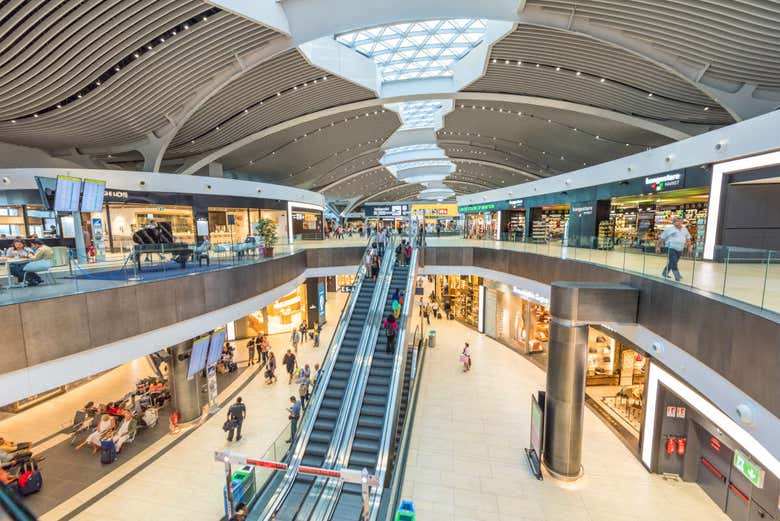 Intérieur de l’aéroport