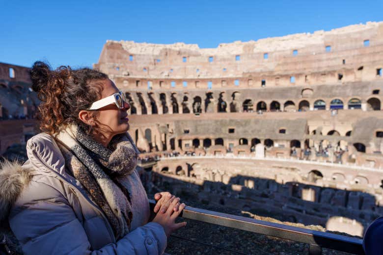 Você reviverá a época dos gladiadores dentro do Coliseu 