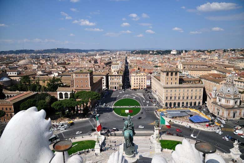 Views from Altare della Patria