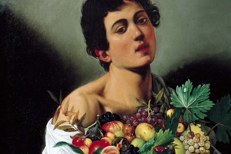 Muchacho con cesto de frutas, de Caravaggio