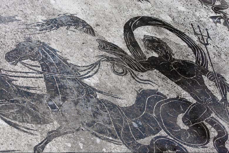 View the Neptune's Chariot mosaic