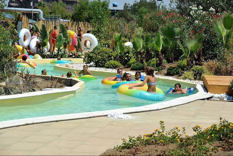 Relaxing on the river