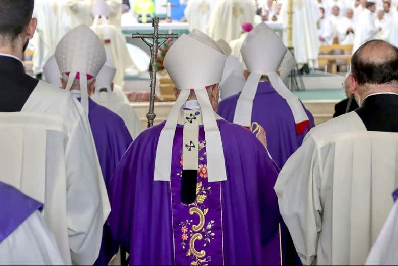Bishops during mass