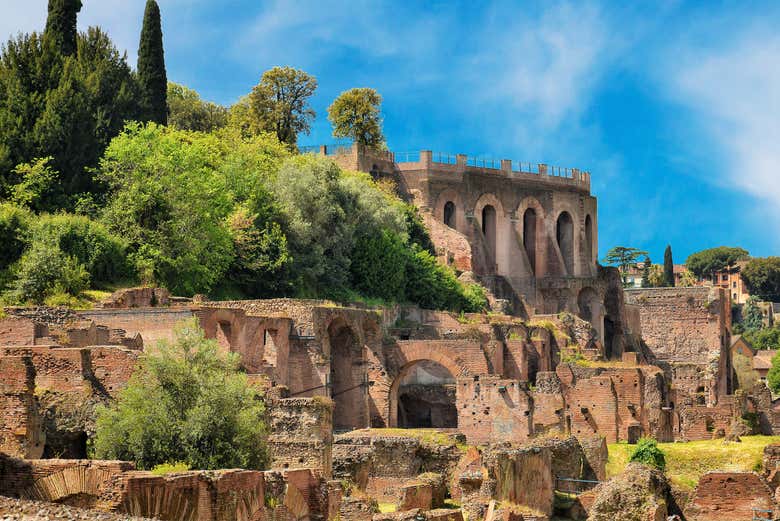 Admire the historic Palatine Hill
