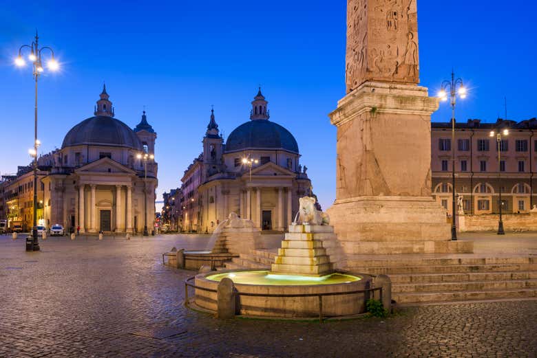 Comenzaremos el free tour por Roma desde la  Piazza del Popolo