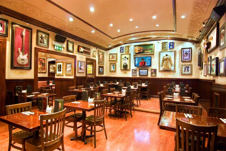 Sala da pranzo dell'Hard Rock Cafe Roma