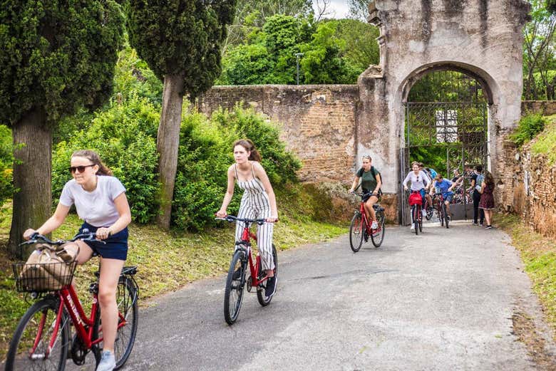 Next to the San Calixto catacombs