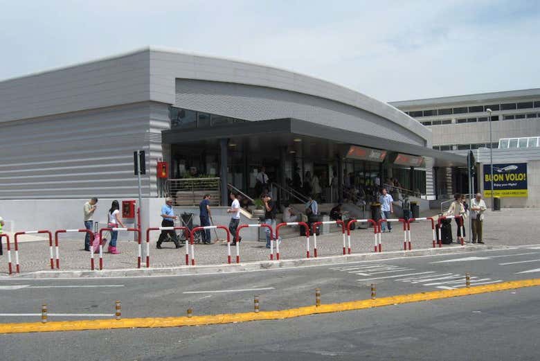En el aeropuerto Ciampino