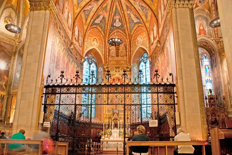 Interior de la Santa Casa de Loreto
