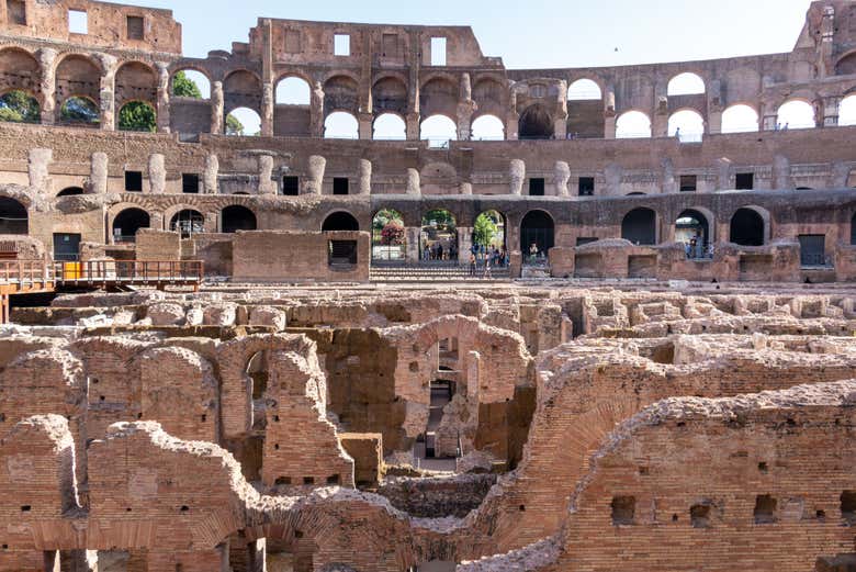 Rovine dei sotterranei del Colosseo