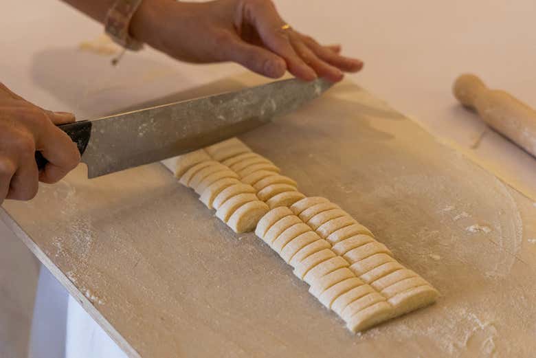 making pasta