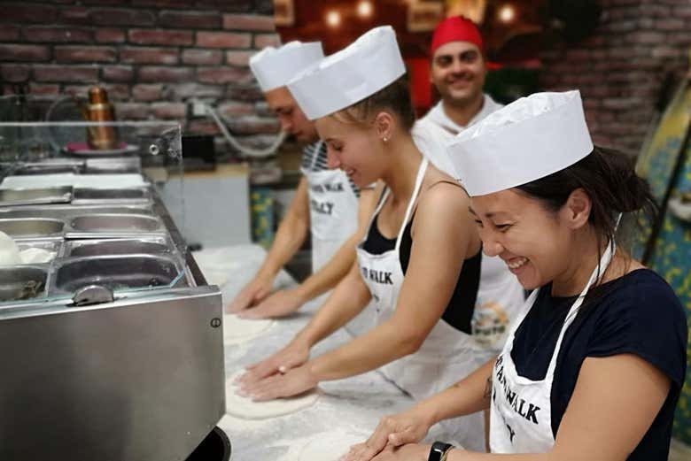 Laboratorio di pizza italiana