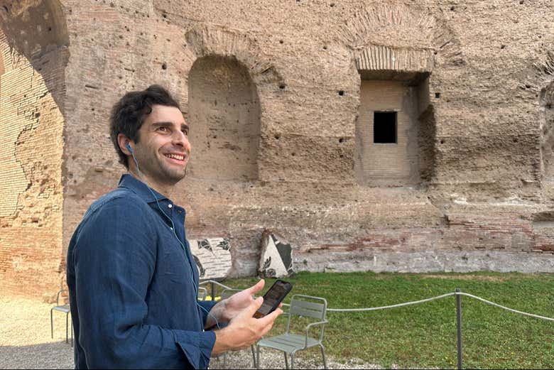 Explorando las Termas de Caracalla con audioguía