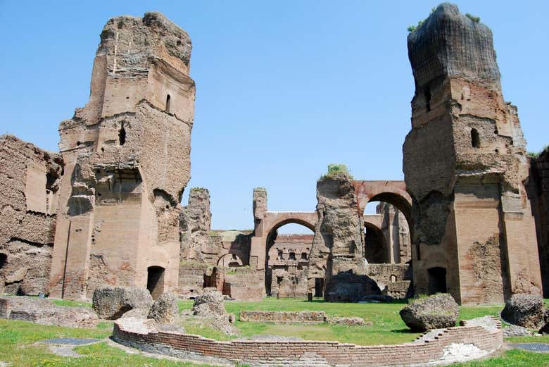 Las imponentes ruinas de las Termas de Caracalla