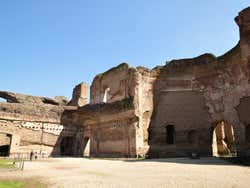 Termas de Caracalla, interior