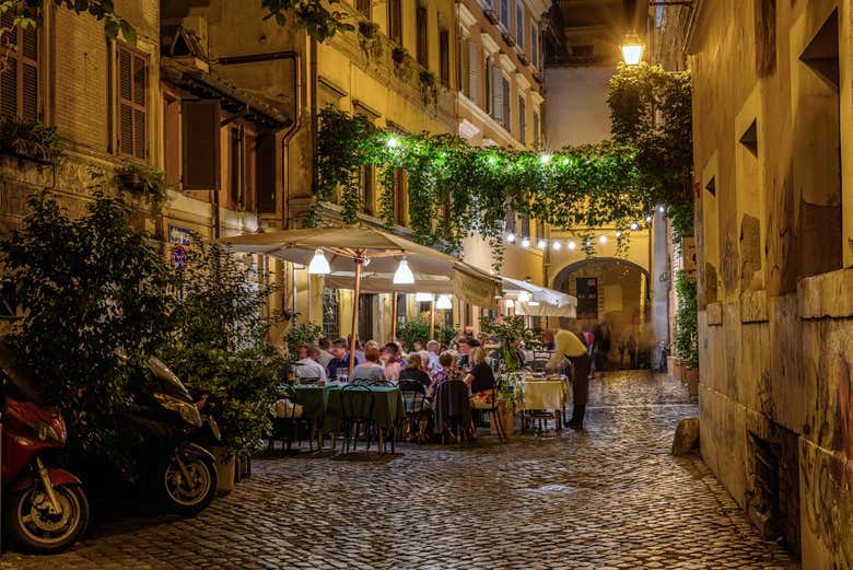 El Trastevere por la noche