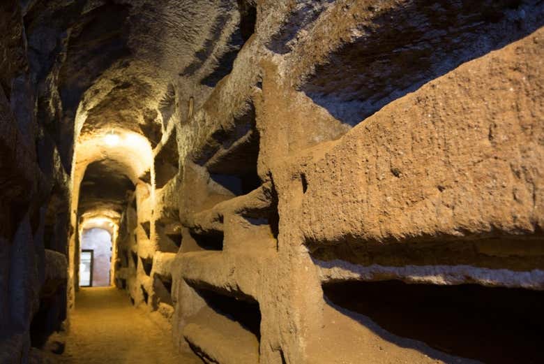 Tunels in the catacombs