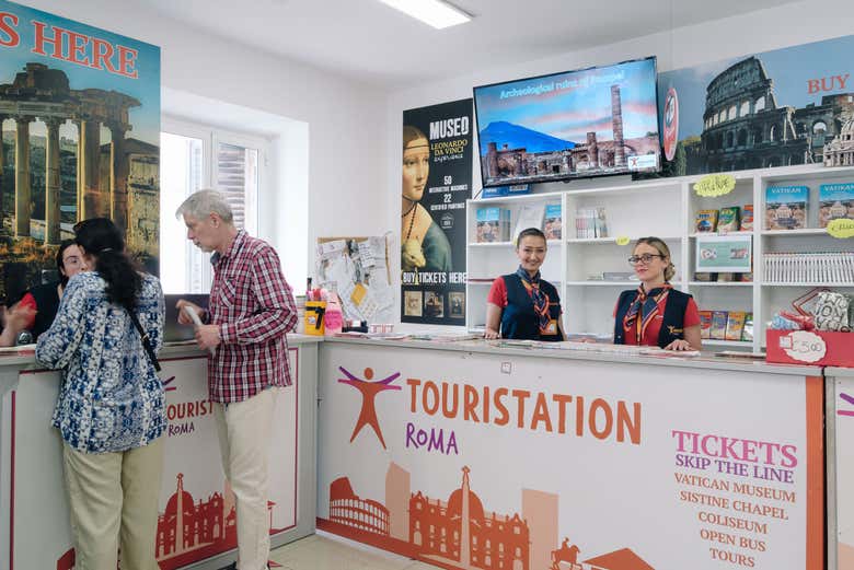 Recogiendo las entradas