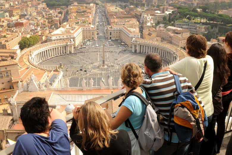 Vista su Roma dalla Basilica