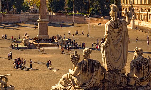 精密エッチング【Piazza del Popolo - Roma】88部限定 Piazza del Popolo - One of the most popular squares of Rome