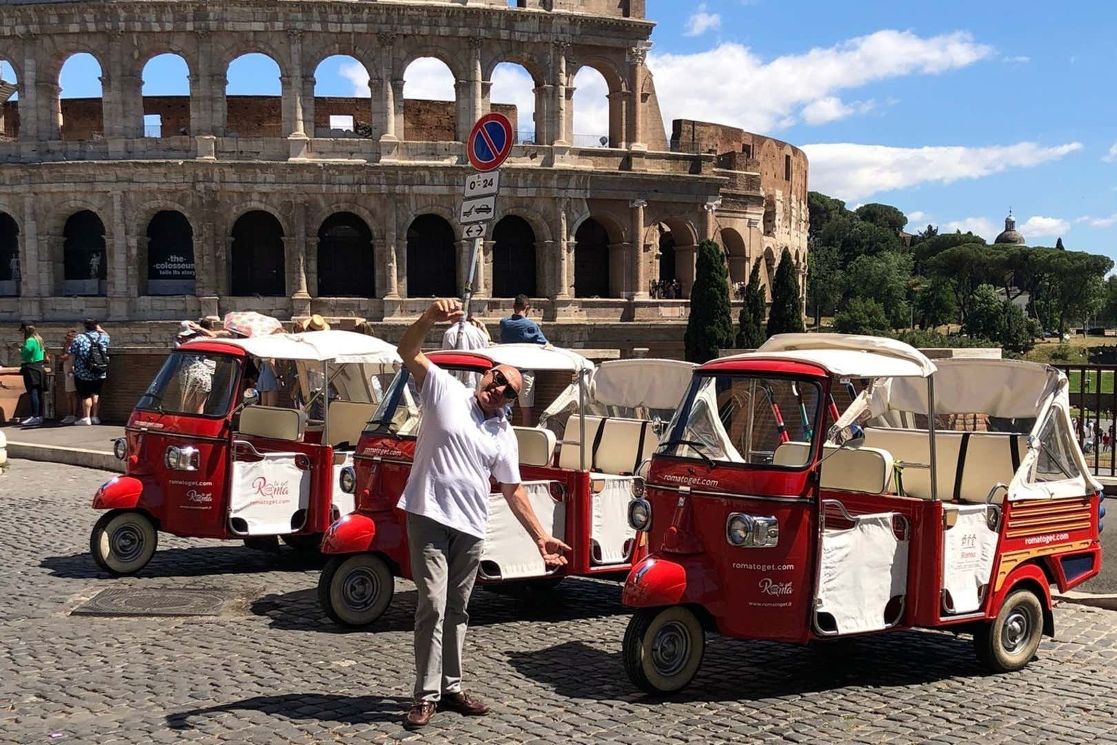 Tour en tuk tuk por Roma