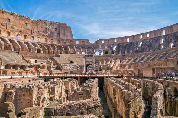 Coliseo Subterráneo y Arena + Foro y Palatino