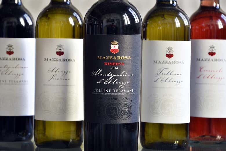 Bottiglie della cantina Mazzarosa