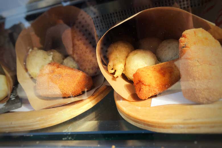 Comida de rua em Salerno