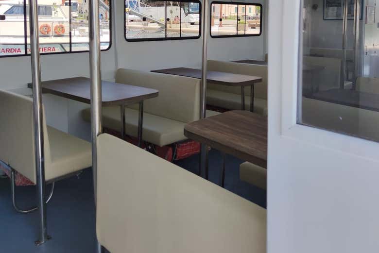 Viajaréis comodamente