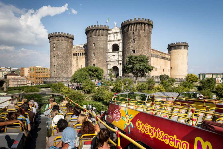 Drive past the Castel Nuovo