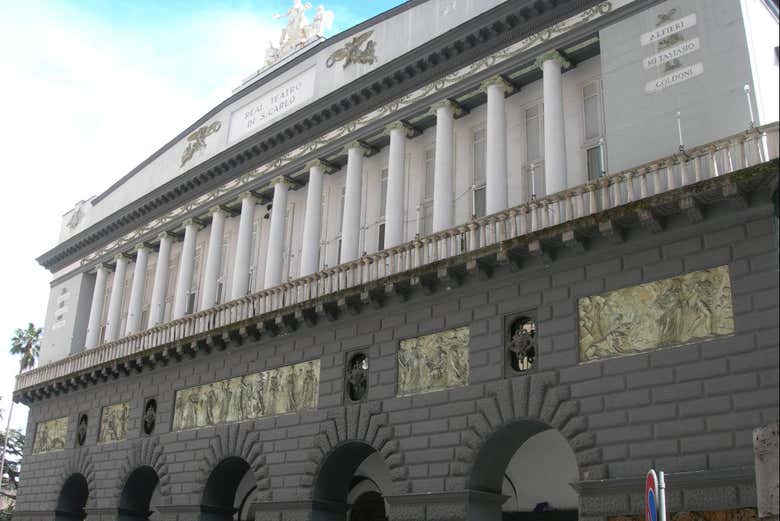 Admire the San Carlo Theatre