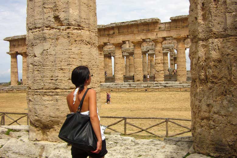 Visite du site archéologique de Paestum 